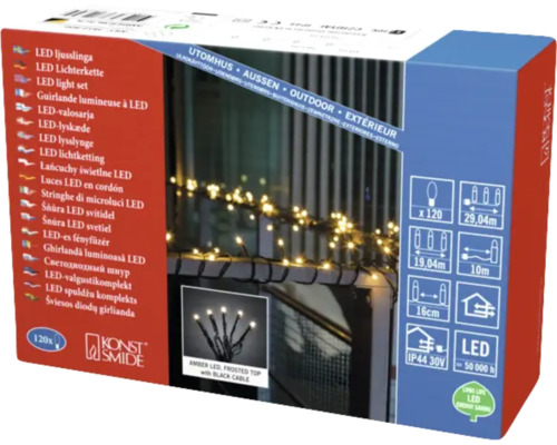 Guirlande lumineuse LED pour l''extérieur, 120 lampes