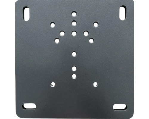 Plaque métallique avec trous de fixation