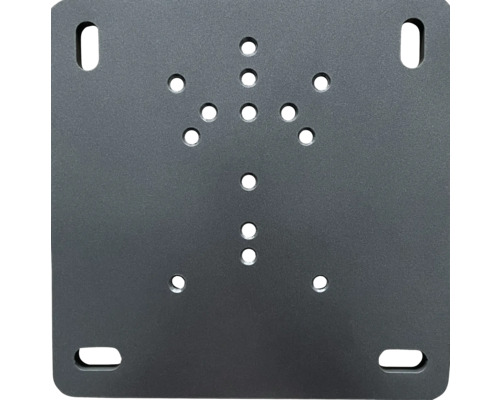 Plaque de montage carrée avec divers trous de fixation