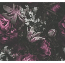 Papier peint à motif floral