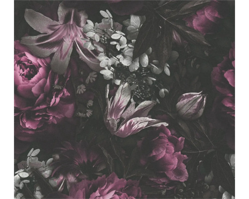 Papier peint à motif floral