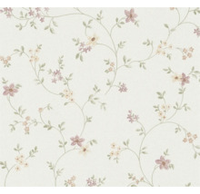 Papier peint à motif floral