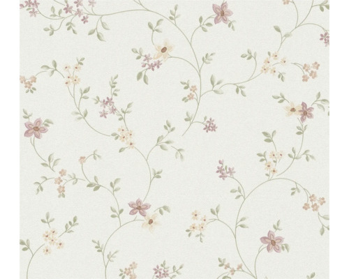 Papier peint à motif floral