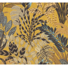 Textile à motifs avec motif floral de feuilles