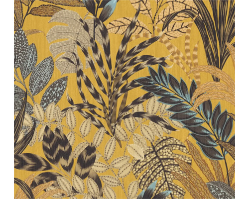 Textile à motifs avec motif floral de feuilles