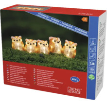 Guirlande lumineuse LED hiboux Konstsmide, 40 lampes pour l''extérieur, emballage du produit