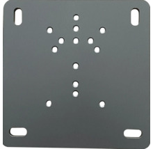 Plaque métallique avec trous de fixation