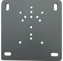 Plaque de montage en métal avec plusieurs trous de fixation