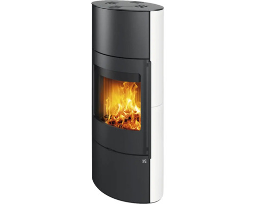 Kaminofen mit Brennraum und Sichtfenster