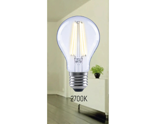 Klare LED Lampe mit 2700 Kelvin