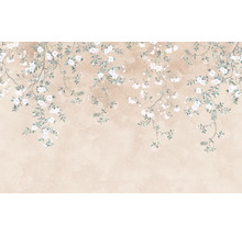 Papier peint décoratif avec motif floral pour l'intérieur