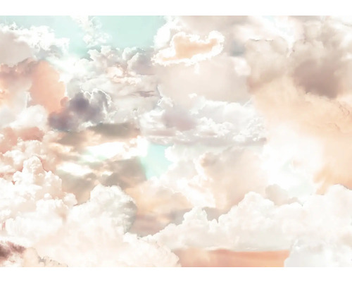 Papier peint panoramique intissé X7-1014 Mellow Clouds 7 pces 350 x 250 cm Motif de nuages