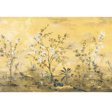 Peinture avec des arbres et des plantes