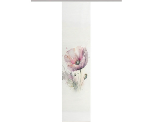 Store enrouleur avec motif de coquelicot pour la décoration de fenêtre