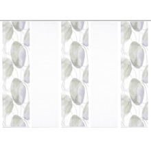 Panneau coulissant avec motif abstrait pour décoration de fenêtre