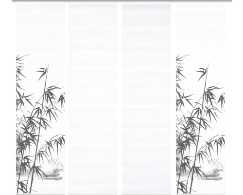 Plissee mit Bambus-Motiv für Fensterdekoration