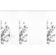 Schiebevorhang mit Bambusmotiv