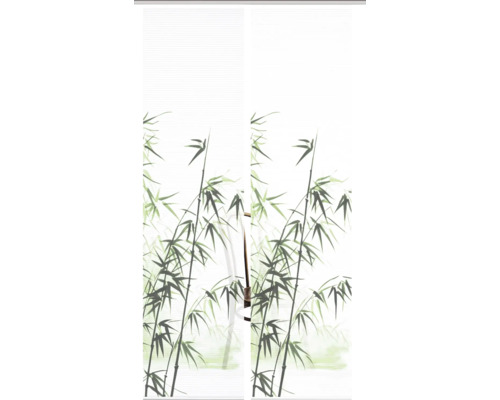 Schiebegardine mit Bambusmuster für Fensterdekoration