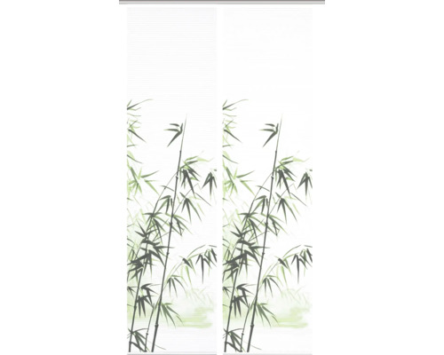 Schiebegardine mit Bambusmuster