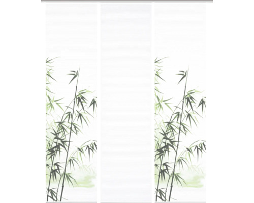 Schiebegardine mit Bambusmuster
