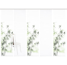 Schiebegardinen mit Bambusmuster