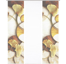 Schiebetür mit Blattmotiv für Inneneinrichtung