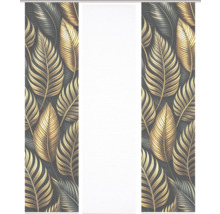 Schiebetür mit Blattmuster