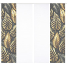 Schiebetür mit Blattmuster