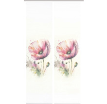 Store enrouleur avec motif de coquelicots