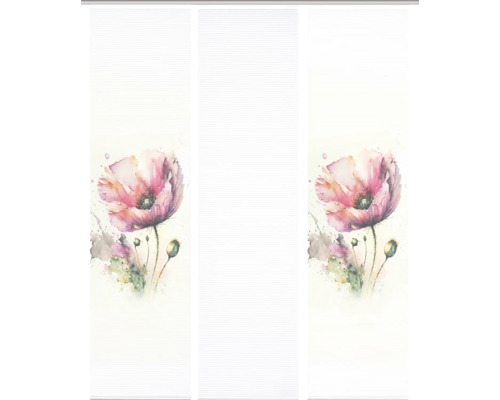 Store pliant avec motif floral