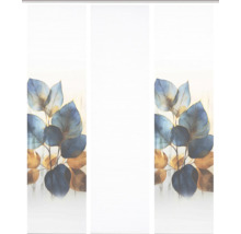 Rollos mit blauen und braunen Blättern