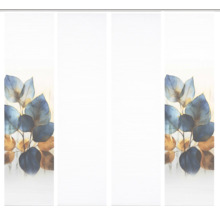 Schiebegardine mit Pflanzenmotiv