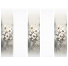 Schiebegardine mit Blumenmuster für Fensterdekoration