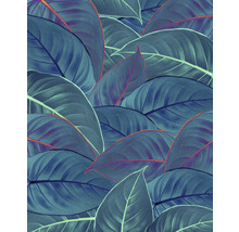 Motif de papier peint à feuilles