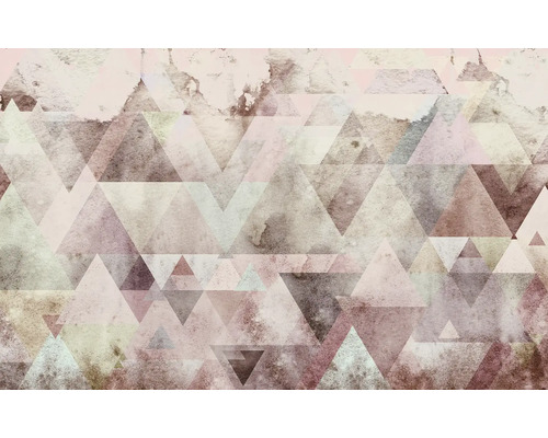 Motif géométrique de papier peint avec des triangles