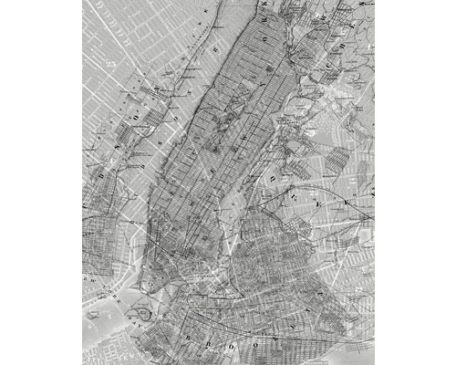Carte historique de New York