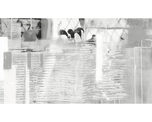 Œuvre d'art abstraite avec des formes géométriques