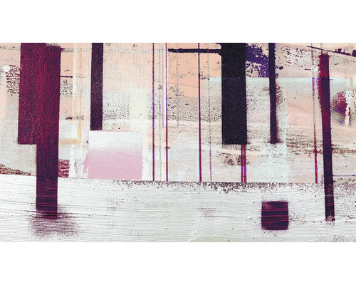 Peinture abstraite avec des formes géométriques