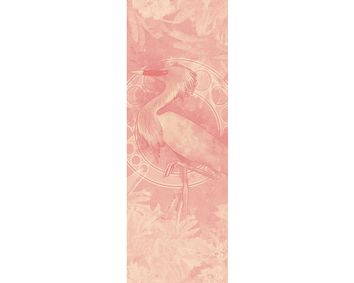 Dekorative Tapete mit Reihermotiv