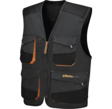 Gilet de travail noir Beta Easy avec plusieurs poches