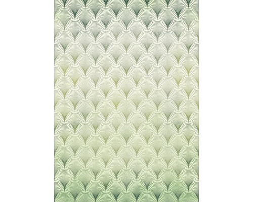 Tapete mit fächerförmigem Muster