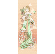 Illustration d'une femme avec des fleurs