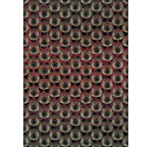 Papier peint avec motif de plumes de paon