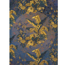 Tissu décoratif avec motif de fleurs et de feuilles pour la décoration intérieure