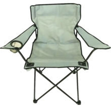 Chaise de camping avec porte-gobelet