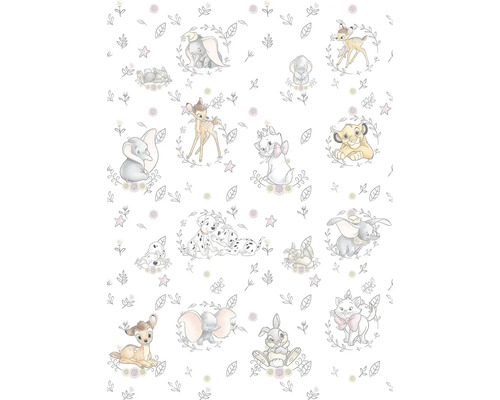 Fototapete Vlies DX4-002 Disney Edition 4 Best of Friends 4-tlg. 200 x 280 cm Tapete mit Disney Motiven von Dumbo, Bambi, Marie, Simba und Dalmatinern