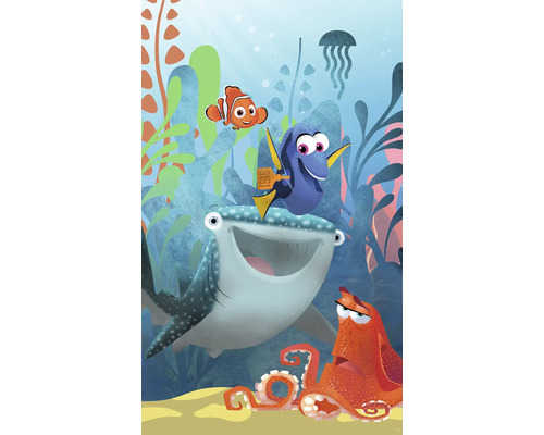 Fototapete Vlies DX3-084 Disney Edition 4 Finding Dory Aquarell 3-tlg. 150 x 280 cm Illustration mit den Charakteren aus Findet Nemo im Ozean