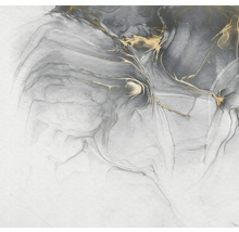Abstrakte Illustration mit Marmoreffekt in Grau und Gold