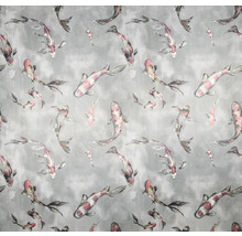 Papier peint avec motif de carpes koï