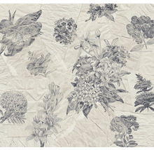 Illustration de différents motifs floraux sur des morceaux de papier